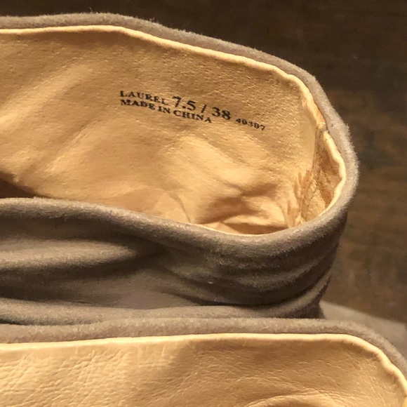 Kristen Cavallari Laurel Suede Peep Toe Bootie,Sand,7.5 - Picture 3 of 8